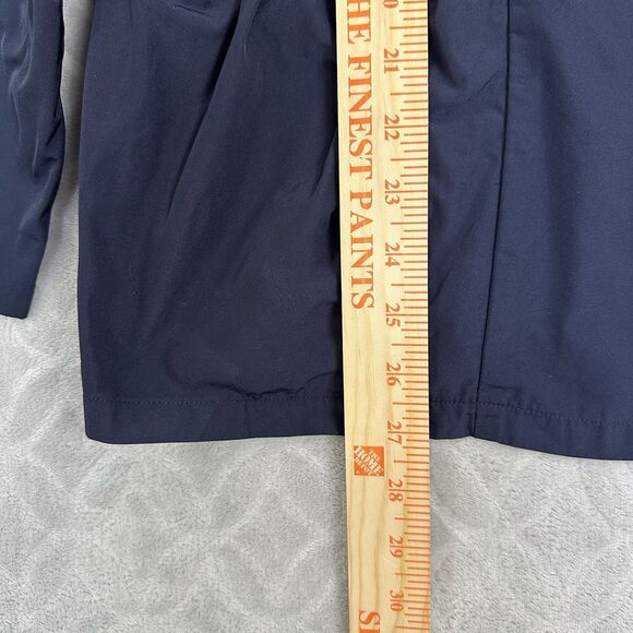 Babette Snap Front Jacket Womens Small Navy Blue Parachute Lagenlook Minimalist - Picture 8 of 11